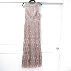 Bcbgmaxazria Women's Size 6 Patti Sequined Sleeveless Evening Dress